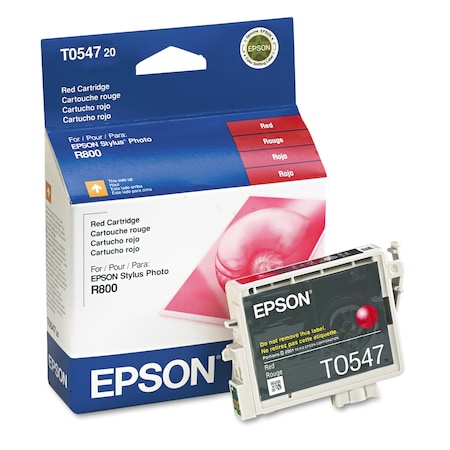 Epson (54) Ink, 400 Page-Yield, Red T054720